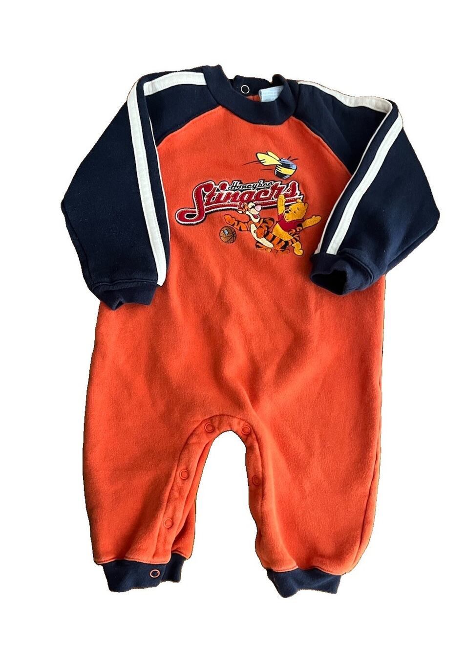 Disney Baby Winnie the Pooh Tigger Honeybees Stingers 24M Fleece Romper 2000’s